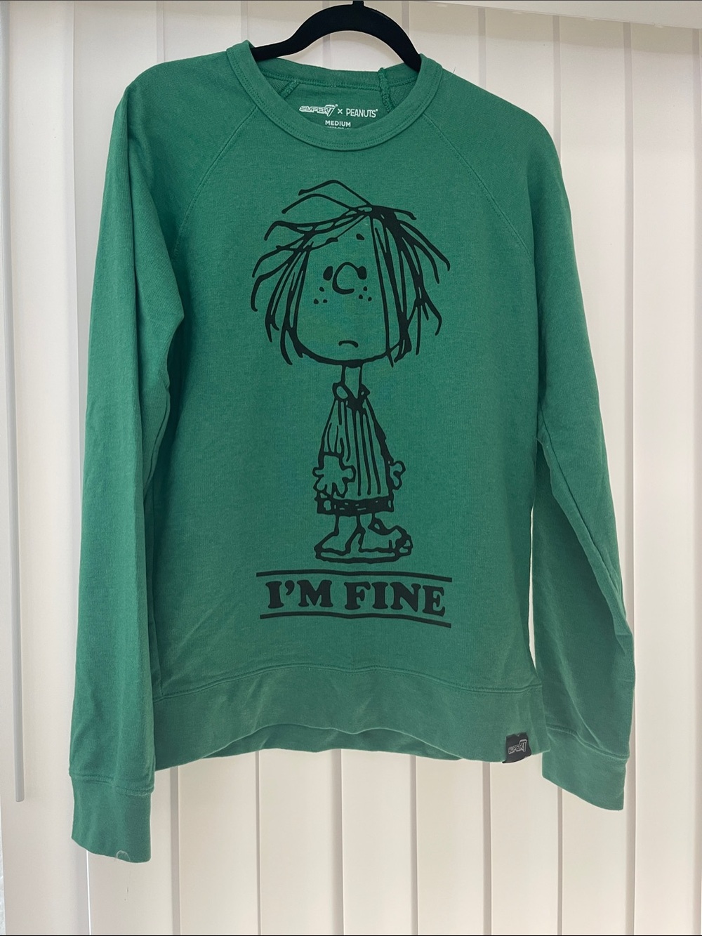 Peanuts Graphic Crewneck Sweatshirt - Green
